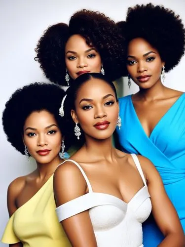 the prettiest african-american actresses,three women with afro hairs posing for the camera,beautiful african american women,afro american girls,braxtons,marvelettes,afrocentrism,dreamgirls