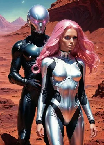 fembots,cyberangels,ororo,futurians,mesmero,humanoids,Conceptual Art,Fantasy,Fantasy 20