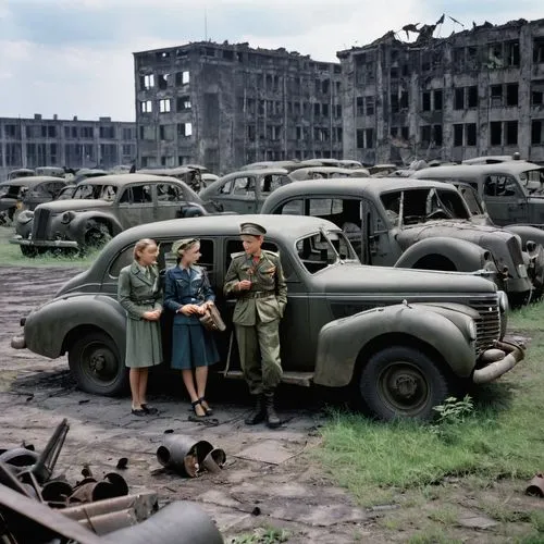 stalingrad,postwar,east german,chernobyls,world war ii,ingrad,norilsk,studebakers,colorization,czechoslovaks,13 august 1961,kurilsk,second world war,moskvitch,staghounds,vanport,leningrad,aronde,chernogorneft,brownfields,Photography,Documentary Photography,Documentary Photography 10