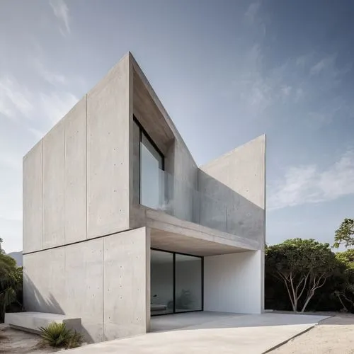 siza,corbu,exposed concrete,cube house,cubic house,dunes house,Illustration,Black and White,Black and White 32