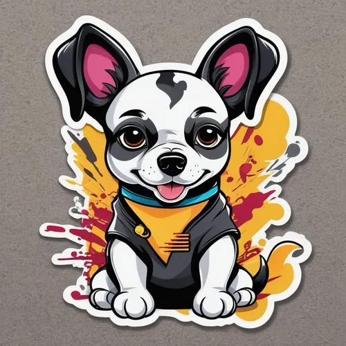 pubg mascot,rat terrier,boston terrier,corgi-chihuahua,dog illustration,clipart sticker,vector illustration,cardigan welsh corgi,animal stickers,english toy terrier,jack russell,sticker,toy fox terrier,chihuahua,french bulldog,welsh cardigan corgi,vector graphic,terrier,patches,jack russell terrier,Unique,Design,Sticker