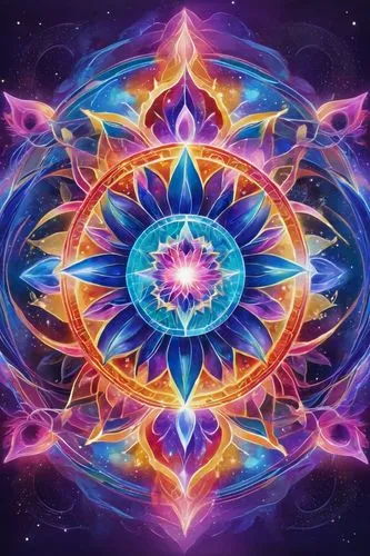 raelians,sacred geometry,kaleidoscope art,crown chakra,heart chakra,cosmic flower,chakra square,chakra,merkabah,kaleidoscape,mandala,kaleidoscope,aum,kaleidoscopic,dmt,chakras,mantra om,vehz,mandala framework,ayahuasca,Illustration,Realistic Fantasy,Realistic Fantasy 20