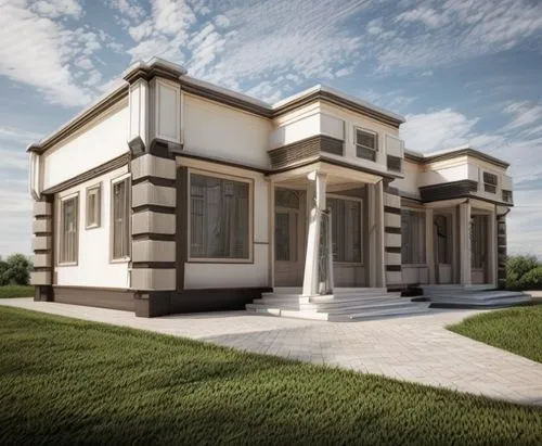 3d rendering,build by mirza golam pir,qasr al watan,luxury home,render,prefabricated buildings,qasr azraq,house with caryatids,luxury property,model house,qasr al kharrana,gold stucco frame,exterior decoration,persian architecture,large home,crown render,luxury real estate,holiday villa,classical architecture,villa