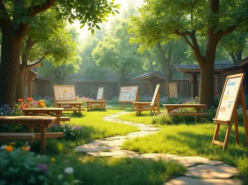 idyllic,beer garden,sake gardens,summer evening,flower booth,3d render,tearoom,green meadow,nature garden,urban park,world digital painting,sylvania,uzak,butterfields,summer cottage,environments,landscape background,biergarten,teahouse,gardenburger,Photography,General,Realistic