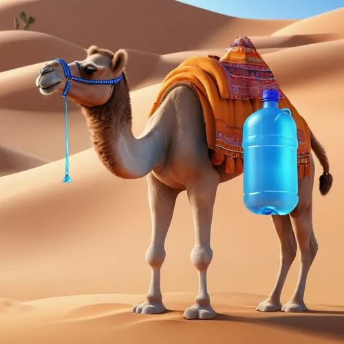 dromedary,male camel,camelbak,dromedaries,camel,two-humped camel,parched,jarba,sahara desert,camelus,tuareg,camels,zamzam,fetching water,camelcase,watership,arabian,semidesert,merzouga,sahara,Unique,3D,3D Character