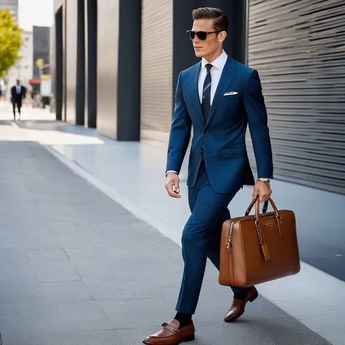 men's suit,businessman,business bag,white-collar worker,navy suit,dress shoes,briefcase,formal guy,men clothes,business man,businessperson,suit trousers,man's fashion,smart look,woman in menswear,modern style,executive,black businessman,wedding suit,men's wear