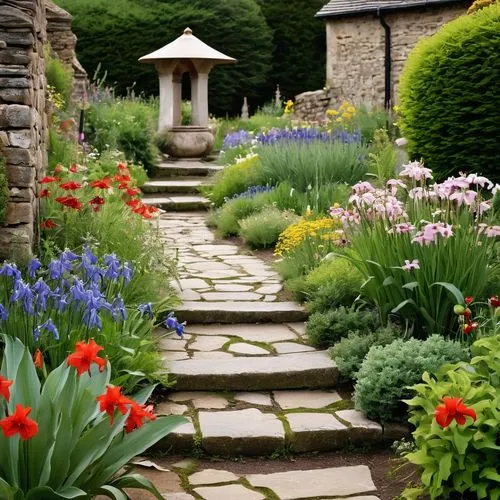 cottage garden,stone garden,flower borders,flower border,english garden,climbing garden,summer border,floral border,stone stairs,gardens,garden,flower bed,the garden,towards the garden,flower garden,nature garden,garden flowers,to the garden,landscape lighting,spring garden,Photography,General,Realistic