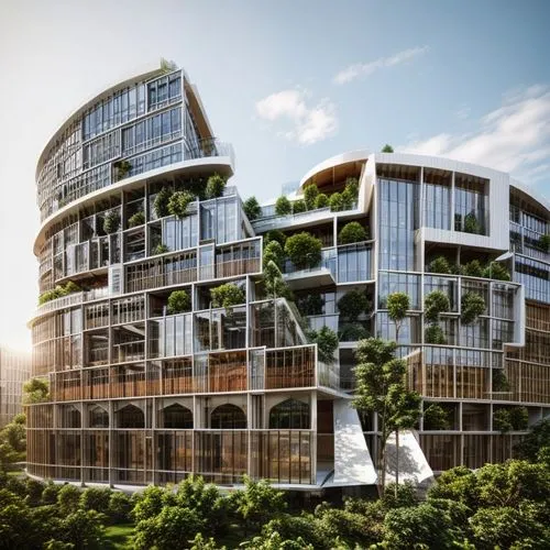 eco-construction,eco hotel,cube stilt houses,residential tower,mixed-use,futuristic architecture,appartment building,cubic house,ecological sustainable development,solar cell base,sky apartment,condom