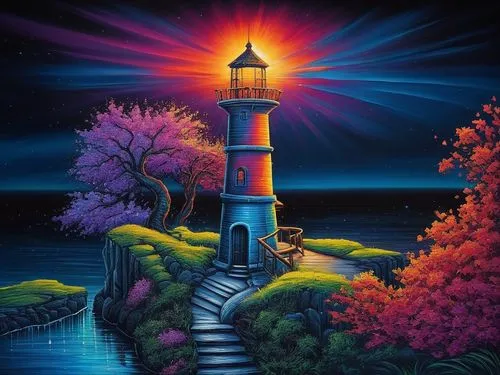 Painting Abstract Body Art Oil Painting
,lighthouse,lighthouses,light house,red lighthouse,electric lighthouse,phare,petit minou lighthouse,maiden's tower,illuminated lantern,light station,point light