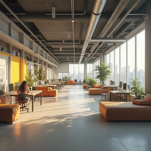 modern office,bureaux,daylighting,offices,creative office,3d rendering,working space,loft,meeting room,lofts,conference room,render,blur office background,school design,workspaces,furnished office,ideacentre,headoffice,headquarter,revit,Photography,General,Realistic