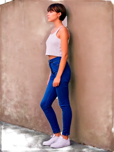 aitana,lunges,jeans background,lunging,hande,rotoscoping,sinu,photo shoot with edit,striding,slimness,rotoscoped,athleta,concrete background,saana,edit icon,bestriding,jeans,rotoscope,sporty,retro look,Illustration,Retro,Retro 11