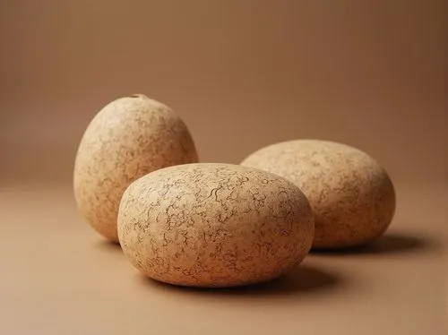 sapodilla,macadamias,wooden balls,rock pear,caciocavallo,copper rock pear,plum stone,a fruit chestnut,cobolli,walnut,calabashes,stone ball,konjac,indian almond,concretions,balanced pebbles,bollen,calabazas,marzipan potatoes,acorn,Photography,General,Realistic