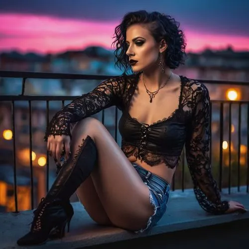 femme fatale,neo-burlesque,burlesque,catrina calavera,catrina,romantic portrait,black and lace,sexy woman,romantic look,catwoman,sky rose,goth woman,rockabella,vampire woman,velvet elke,sofia,sunset glow,gothic fashion,afterglow,portrait photography,Photography,General,Fantasy