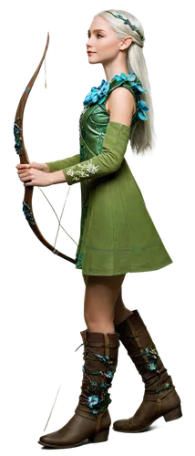 ciri,fae,elvish,bow and arrows,elven,female warrior,tuatha,fairie,wood elf,elf,gunnhild,elves,nissa,cirta,3d archery,legolas,gunhild,kerli,celtic queen,riven,Conceptual Art,Daily,Daily 23