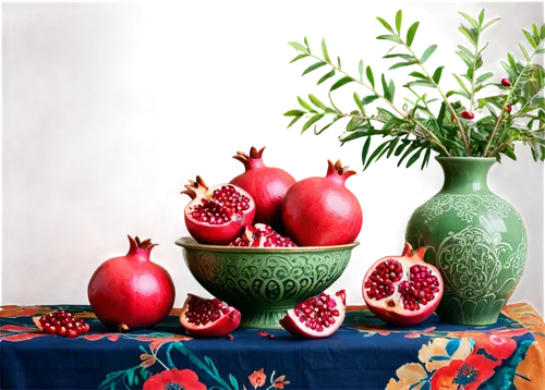 pomegranates,watermelon background,pomegranate,quince decorative,norouz,watercolor christmas background,pomerelian,fruits plants,yalda,basket with apples,fruit bowl,watermelon painting,red and green,organic fruits,still life photography,holiday table,fresh fruits,rose apples,autumn fruits,fruit tree,Art,Artistic Painting,Artistic Painting 42