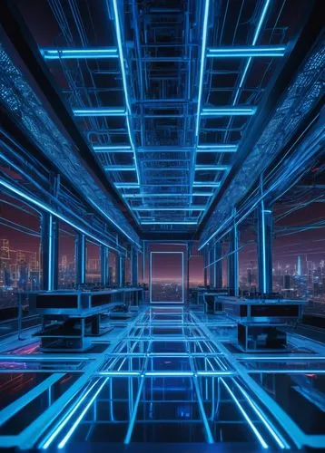 hvdc,supercomputer,datacenter,data center,mainframes,supercomputers,cybercity,cyberscene,cyberview,tron,cyberport,the server room,ufo interior,datacenters,polara,uv,sulaco,futuristic art museum,electroluminescent,cybernet,Illustration,Retro,Retro 14