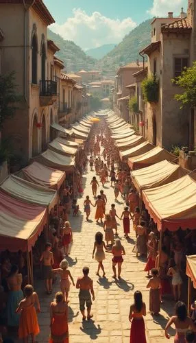 dorne,medieval market,the market,eretria,ancient parade,kings landing,Photography,General,Realistic