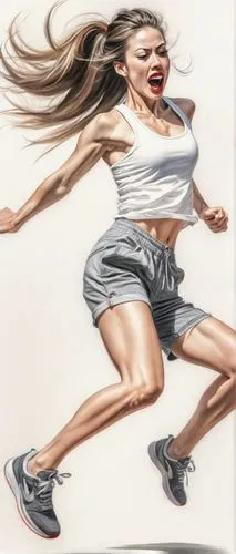 female runner,sprint woman,aerobic exercise,free running,running fast,sprinting,middle-distance running,running,long-distance running,run uphill,to run,racewalking,run,running shoe,runner,sports exercise,running shoes,running machine,little girl running,physical fitness,Illustration,Black and White,Black and White 35