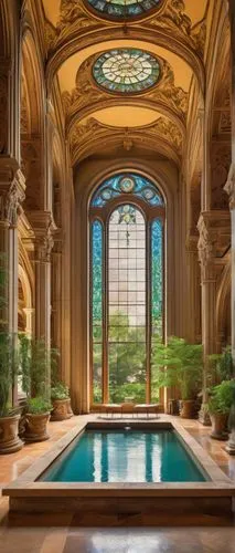 marble palace,floor fountain,reflecting pool,spa water fountain,philbrook,mikvah,palladianism,water palace,bath room,luxury bathroom,palatial,piscina,amanresorts,orangerie,roman bath,grandeur,hamam,baptistry,chhatris,biltmore,Illustration,Retro,Retro 15