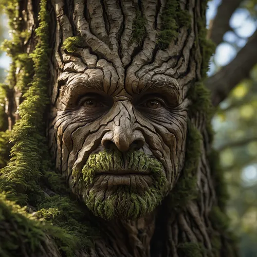 wood elf,tree man,forest man,tree face,wooden man,woodsman,groot,dwarf tree,wooden figure,groot super hero,dryad,arborist,rooted,wooden mask,tree thoughtless,devil's walkingstick,tree stump,tree crown,celtic tree,made of wood,Photography,General,Natural