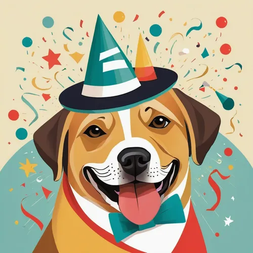 new year vector,new year clipart,dog illustration,cheerful dog,party hat,vector illustration,birthday banner background,birthday card,pet vitamins & supplements,happy birthday banner,birthday hat,teddy roosevelt terrier,silvester,greeting card,digital scrapbooking paper,second birthday,díszgalagonya,greetting card,birthday greeting,american pit bull terrier,Art,Artistic Painting,Artistic Painting 35