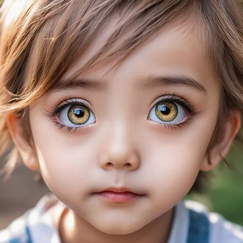 Illustrate anime eyes full of innocence and curiosity.,children's eyes,heterochromia,mayeux,golden eyes,the blue eye,blue eyes,blue eye,gold eyes,retinoblastoma,ojos,the eyes of god,women's eyes,augen