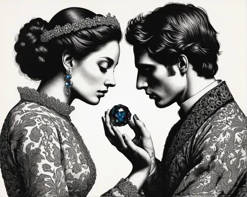 perfume bottle,perfumes,perfume bottles,ball fortune tellers,crystal ball-photography,crystal ball,creating perfume,swath,vintage man and woman,parfum,mazarine blue,fragrance,pear cognition,coconut perfume,gothic portrait,photomontage,photomanipulation,the ball,photo manipulation,sugar-apple,Illustration,Black and White,Black and White 09