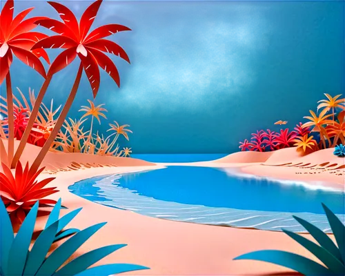 tropical sea,tropical island,tropical beach,tropics,tropical house,tropicalia,tropicale,pantropical,beach landscape,bahama,barotropic,subtropical,delight island,tropica,dream beach,3d background,tropicals,kanaloa,tropic,virtual landscape,Unique,Paper Cuts,Paper Cuts 03