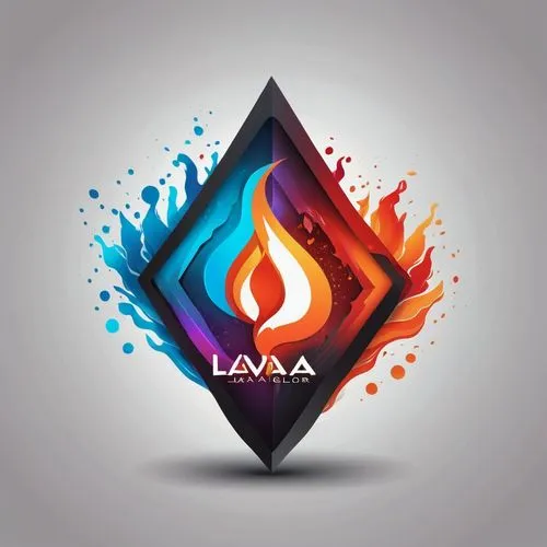 "Magic Render" logo 
,a colorful flame is seen in the shape of a diamond,lava,loa,lama,lambda,laa,lva,lwara,lafa,laka,lavas,lansa,laam,lava lamp,ujala,lavera,lsa,lzma,lafca,lahya,lalai,Unique,Design,L