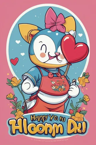 doraemon,cheery-blossom,valentine gnome,hinnom,horqin,halogen,placemat,bloom,valentine day's pin up,valentine pin up,macaroon,valentines day background,valentine calendar,lucky cat,full moon day,valentine's card,world downsydnrom day,cartoon cat,blossom kitten,tucan,Illustration,Japanese style,Japanese Style 11