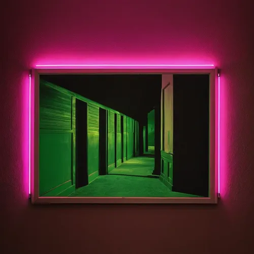 pink green,wall,neon sign,patrol,exit sign,neon light,neon arrows,neon,mirror house,green,neon lights,aaa,green light,neon ghosts,lcd,opaque panes,art gallery,a dark room,neon human resources,matruschka,Photography,Artistic Photography,Artistic Photography 09