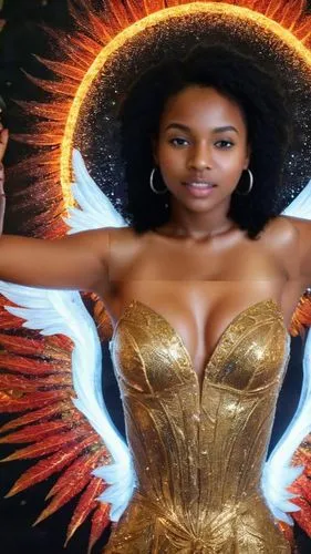 afrofuturism,fire angel,zauriel,divine healing energy,oshun,ororo