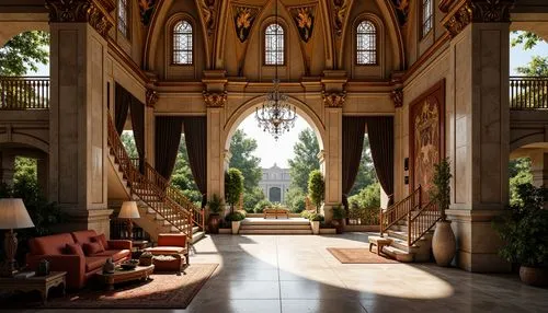 cochere,rivendell,ornate room,conservatory,dandelion hall,porch,estates,hallway,sunroom,mansion,chateau,palladianism,highgrove,grandeur,archways,entryway,interiors,rosecliff,luxury property,country estate