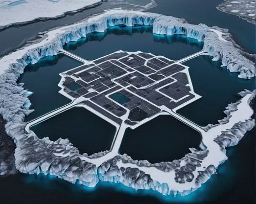 ice castle,ice planet,ice landscape,ice floe,water cube,artificial islands,underground lake,arctic antarctica,ice floes,thermokarst,sea ice,artificial island,antarctica,frozen lake,arctic,diamond lagoon,north pole,the polar circle,igloo,ice hotel,Photography,General,Sci-Fi