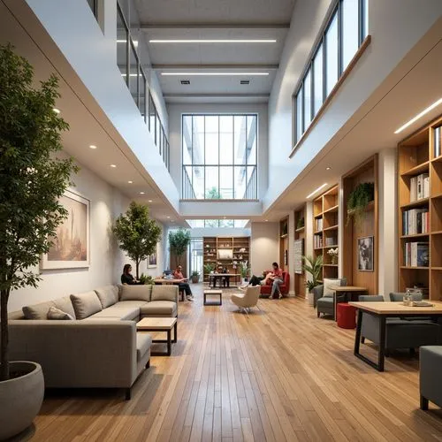 lofts,loft,interior modern design,hallway space,contemporary decor,modern decor,penthouses,modern office,hardwood floors,interior design,luxury home interior,bookbuilding,libraries,groundfloor,daylighting,atriums,lobby,reading room,search interior solutions,gensler