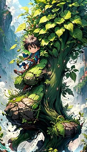 flourishing tree,dryad,forest tree,forest dragon,magic tree,dragon tree,oak tree,fairy forest,watercolor tree,tree,oak,forest clover,bonsai,background ivy,tree mushroom,mushroom landscape,natura,celtic tree,forest plant,old-growth forest,Anime,Anime,General