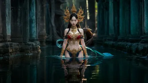 angkor,ayutthaya,water lotus,angkor wat temples,phra nakhon si ayutthaya,water nymph,thai temple,asian costume,priestess,cambodia,thai,korat,warrior woman,balinese,sacred lotus,patung garuda,garuda,mekong,chiang mai,siem reap