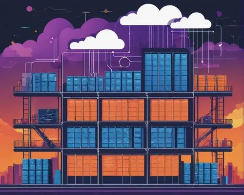 stacked containers,warehouses,cargo containers,shipping containers,shipping container,tetris,containers,warehousing,containerization,warehoused,container,storage,bookbuilding,containerized,storagetek,shopzilla,datacenter,supercomputer,modules,superblocks,Illustration,Paper based,Paper Based 11