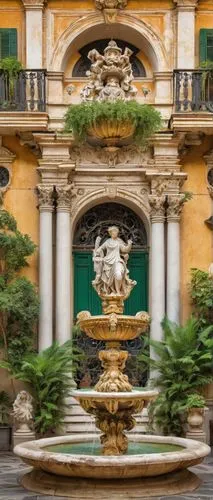 mozart fountain,villa d'este,villa balbianello,montecarlo,palermo,casa fuster hotel,decorative fountains,city fountain,garden of the fountain,seville,fountain of neptune,baglione,maximilian fountain,fountain,villa cortine palace,fontaine,fontana del moro,bergamo,residenz,neptune fountain,Art,Classical Oil Painting,Classical Oil Painting 37