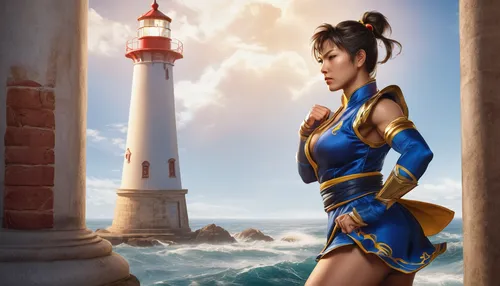 the sea maid,sailor,sea fantasy,lighthouse,gentiana,mulan,fantasy picture,at sea,wuchang,sea,fantasy art,athena,petit minou lighthouse,wind warrior,delta sailor,the wind from the sea,fantasy portrait,world digital painting,mar,the sea,Photography,General,Natural