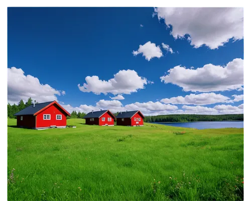 lappland,landscape background,acreages,home landscape,red barn,houses clipart,landscape red,meadow landscape,windows wallpaper,norrland,norge,farmhouses,finlands,ostrobothnia,nordnorge,bucolic,norrbotten,background view nature,farm landscape,farm background,Illustration,American Style,American Style 14