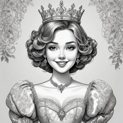 princess sofia,queen of hearts,princess anna,noblewoman,principessa,princess crown,Illustration,Abstract Fantasy,Abstract Fantasy 23