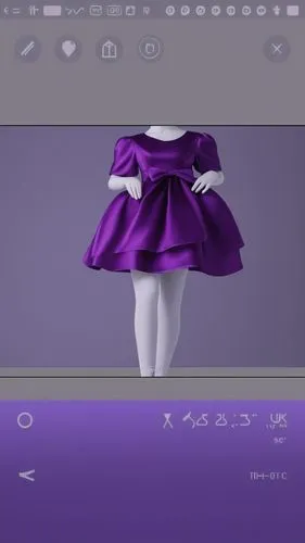 3d fashion drawing satin dress With dark purple ,an image of a mannequin in a purple dress,purple frame,purple background,light purple,violetta,white purple,kpp,Photography,General,Realistic