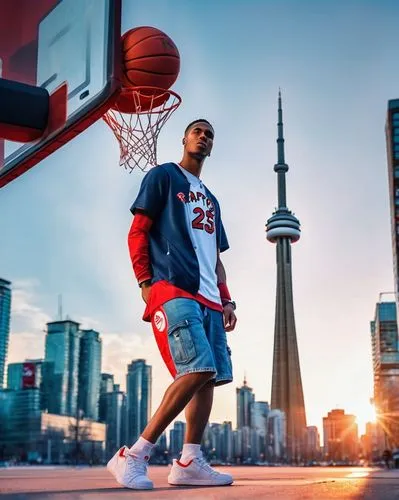 outdoor basketball,toronto,cntower,basketball moves,cn tower,streetball,canada air,basketball,basketball player,slam dunk,dame’s rocket,nba,wall & ball sports,the game,ball sports,air jordan,energy shot,50,the block,length ball,Conceptual Art,Daily,Daily 21