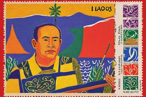 Marc Leguay, the painter of Laos and art on stamps,laos,postage stamp,stamp collection,postage stamps,bhutan,cao lầu,tibetan prayer flags,peru i,prayer flag,colombia,peru,mindanao,ica - peru,1967,1965