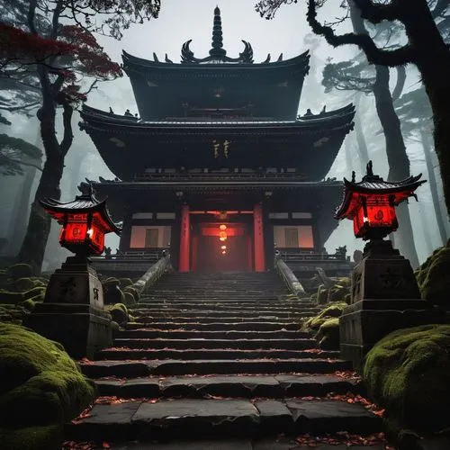 japanese shrine,kiyomizu,kyoto,shinto shrine,tsukemono,rokuon-ji,asian architecture,koyasan,shrine,fushimi inari-taisha shrine,red lantern,fushimi inari shrine,chinese temple,kiyomizu-dera,japanese lantern,beautiful japan,hanging temple,buddhist temple,japanese architecture,miyajima,Conceptual Art,Fantasy,Fantasy 06