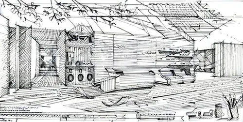 house drawing,camera illustration,houseboat,sheet drawing,architect plan,timber house,camera drawing,frame drawing,technical drawing,pen drawing,stilt house,hand-drawn illustration,line drawing,aqua s