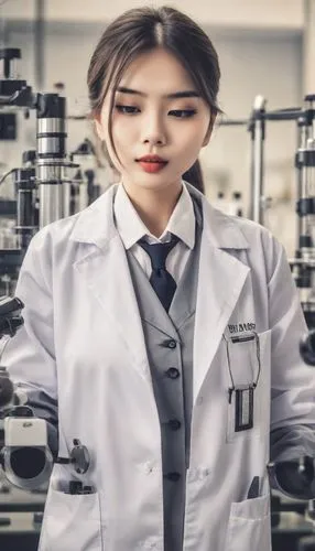 biochemist,chemist,pharmacologist,female doctor,pharmacist,scientist