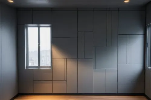 room divider,hallway space,walk-in closet,wall panel,ventilation grid,tiling,tile kitchen,sliding door,metallic door,tiled wall,under-cabinet lighting,tile flooring,wall completion,wall plaster,dark cabinetry,wall,japanese-style room,interior decoration,contemporary decor,one-room,Photography,General,Realistic