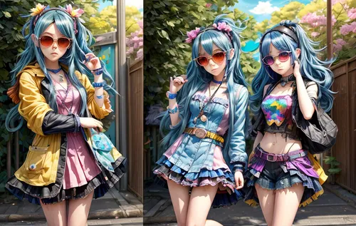 anime japanese clothing,four seasons,triplet lily,poker primrose,4 seasons,vanessa (butterfly),vocaloid,fashionable girl,fashion vector,fashionable clothes,hatsune miku,fiori,4-cyl in series,summer clothing,fashion girl,colorful floral,floral japanese,honolulu,three flowers,6-cyl in series